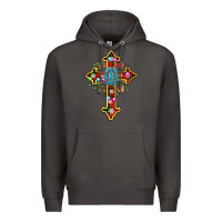 Smoke christmas cross Premium Hoodie - AdoDesignShop