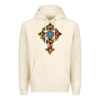 Tofu christmas cross Premium Hoodie - AdoDesignShop