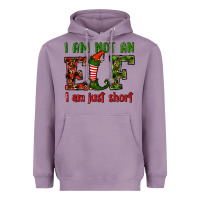 Lavender i am not an elf i am just short christmas Heavyweight Hoodie - RanaPortraitStore