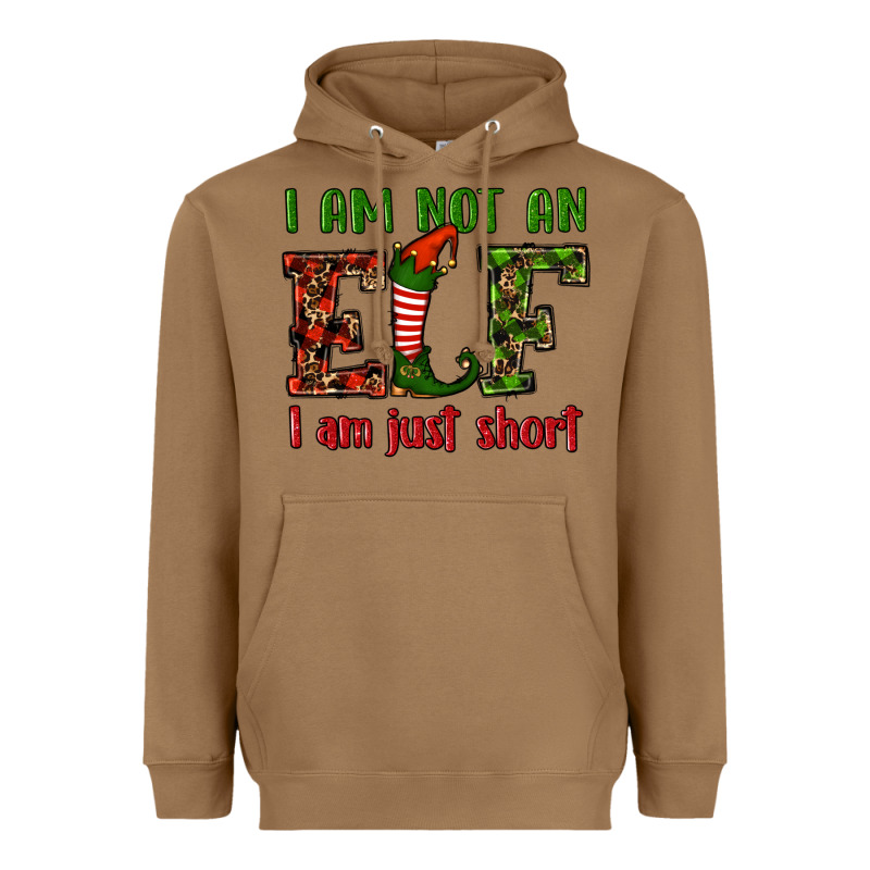 I Am Not An Elf I Am Just Short Christmas Heavyweight Hoodie by RanaPortraitStore | Teevron