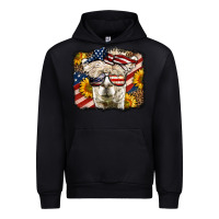 Black 4th of july llama Urban Hoodie - LillyAllenDesigns