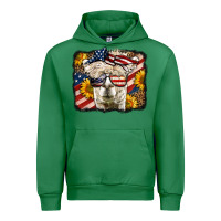 Emerald 4th of july llama Urban Hoodie - LillyAllenDesigns