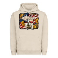 Pigment French Oak 4th of july llama Urban Hoodie - LillyAllenDesigns