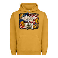 Pigment Peanut Butter 4th of july llama Urban Hoodie - LillyAllenDesigns