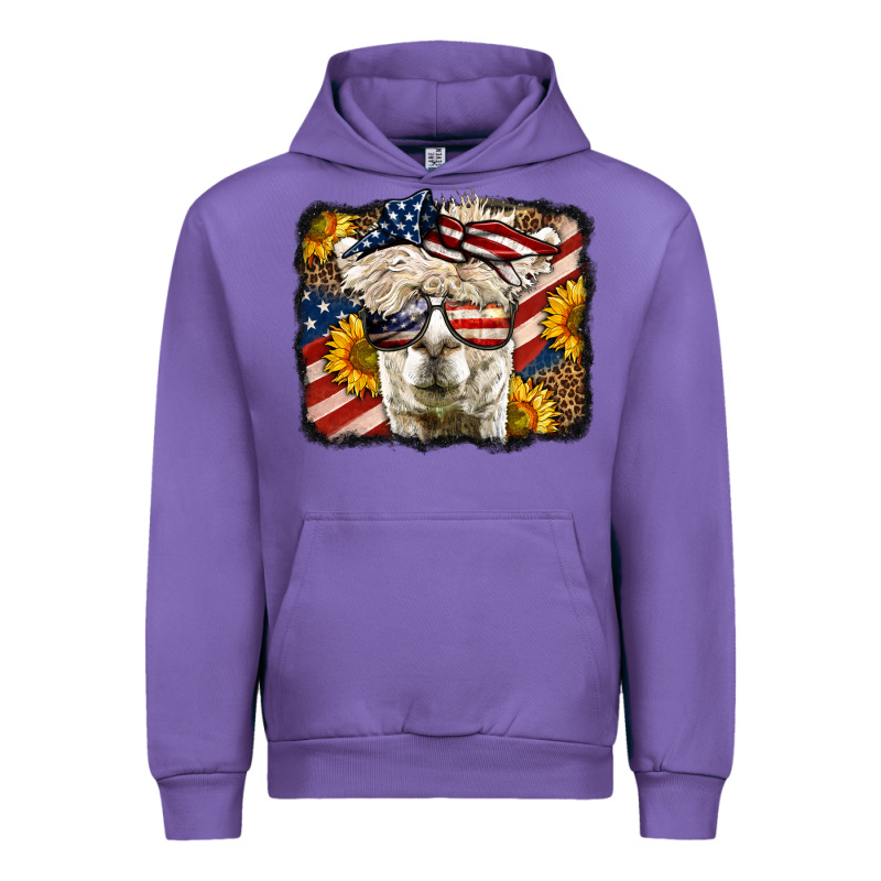 4th Of July Llama Urban Hoodie by LillyAllenDesigns | Teevron
