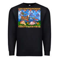 Black America farm animals truck 20oz skinny tumbler Premium Sweatshirt - Neo Western