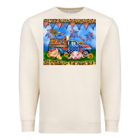 Sandshell America farm animals truck 20oz skinny tumbler Premium Sweatshirt - Neo Western