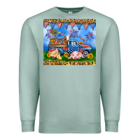 Seafoam America farm animals truck 20oz skinny tumbler Premium Sweatshirt - Neo Western