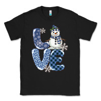 Black love snowman Classic Tee - MaliasSmallBusiness