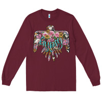 Burgundy gypsy soul thunderbird Long Sleeve Tee - BarkalooDesign