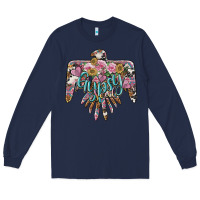 Navy gypsy soul thunderbird Long Sleeve Tee - BarkalooDesign