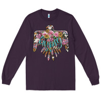 Plum gypsy soul thunderbird Long Sleeve Tee - BarkalooDesign