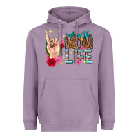 Lavender rockin the mom life mothers day Heavyweight Hoodie - texasbilliewilder