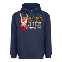 Navy rockin the mom life mothers day Heavyweight Hoodie - texasbilliewilder