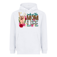 White rockin the mom life mothers day Heavyweight Hoodie - texasbilliewilder