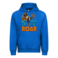 Cobalt i'm five hear me roar dinosaur birthday Urban Hoodie - LillyAllenDesigns