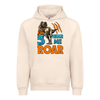 Sandshell i'm five hear me roar dinosaur birthday Urban Hoodie - LillyAllenDesigns