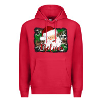 Cardinal believe santa Premium Hoodie - AdoDesignShop