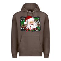 Coffee believe santa Premium Hoodie - AdoDesignShop