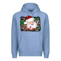 Colony Blue believe santa Premium Hoodie - AdoDesignShop