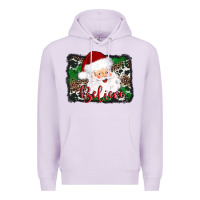 Lilac believe santa Premium Hoodie - AdoDesignShop