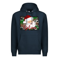 Navy believe santa Premium Hoodie - AdoDesignShop