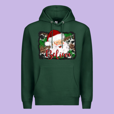 Believe Santa Premium Hoodie Designed By Adodesignshop