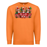 Carrot Christmas girl elfs Premium Sweatshirt - FaDigitalArtStudio