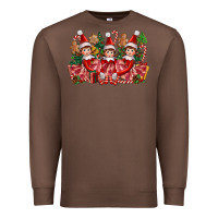 Christmas Girl Elfs Premium Sweatshirt | Teevron