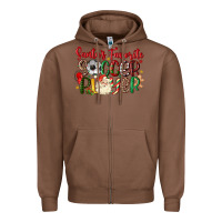 Chestnut santas favorite soccer player Zipper Hoodie - MaliasSmallBusiness