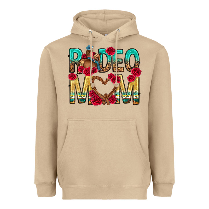 Rodeo Mom Mothers Day Heavyweight Hoodie by texasbilliewilder | Teevron