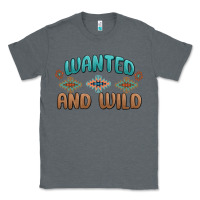 Charcoal Heather wanted and wild Classic Tee - MaliasSmallBusiness