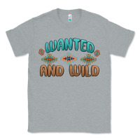 Heather Grey wanted and wild Classic Tee - MaliasSmallBusiness