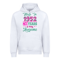 White made in 1952, 70 years of being awesome kopya Urban Hoodie - Jasminsmagicworld