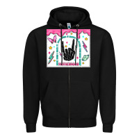 Black some days i rock it Zipper Hoodie - MaliasSmallBusiness