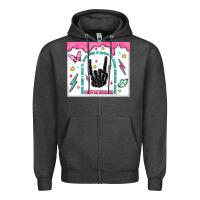 Charcoal Heather some days i rock it Zipper Hoodie - MaliasSmallBusiness