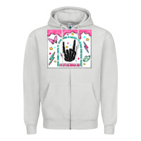 Dove Grey some days i rock it Zipper Hoodie - MaliasSmallBusiness