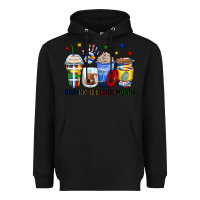 Black hispanic heritage month coffee cups Heavyweight Hoodie - Zillion Design Studio