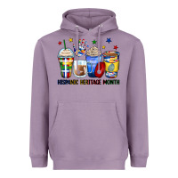 Lavender hispanic heritage month coffee cups Heavyweight Hoodie - Zillion Design Studio