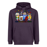 Plum hispanic heritage month coffee cups Heavyweight Hoodie - Zillion Design Studio