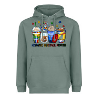Sage hispanic heritage month coffee cups Heavyweight Hoodie - Zillion Design Studio