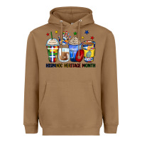Toasted Coconut hispanic heritage month coffee cups Heavyweight Hoodie - Zillion Design Studio
