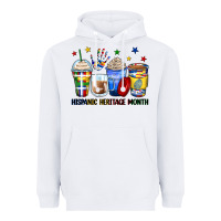 White hispanic heritage month coffee cups Heavyweight Hoodie - Zillion Design Studio