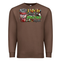 Chestnut I Run On Coffee And Christmas Cheer Premium Sweatshirt - CowhideDigitalArt