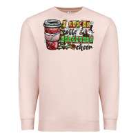 I Run On Coffee And Christmas Cheer Premium Sweatshirt | Teevron