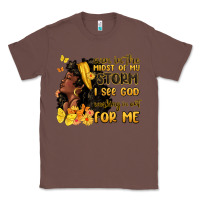 Chestnut even in the midst of my storm i see god Classic Tee - MaliasSmallBusiness