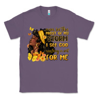 Lavender even in the midst of my storm i see god Classic Tee - MaliasSmallBusiness
