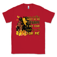 Red even in the midst of my storm i see god Classic Tee - MaliasSmallBusiness