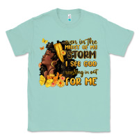 Seafoam even in the midst of my storm i see god Classic Tee - MaliasSmallBusiness
