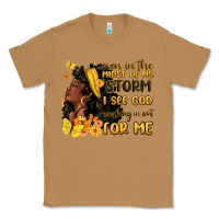 Toasted Coconut even in the midst of my storm i see god Classic Tee - MaliasSmallBusiness